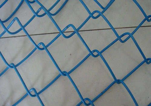 昆明PVC包塑勾花網圖片2