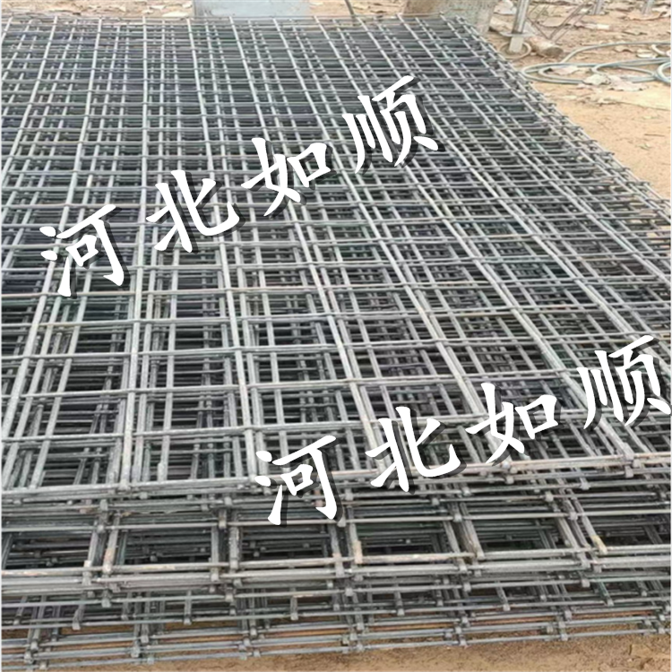 安平黑絲4-6mm鋼筋編織網片滿焊-握邊-卷邊圖片4